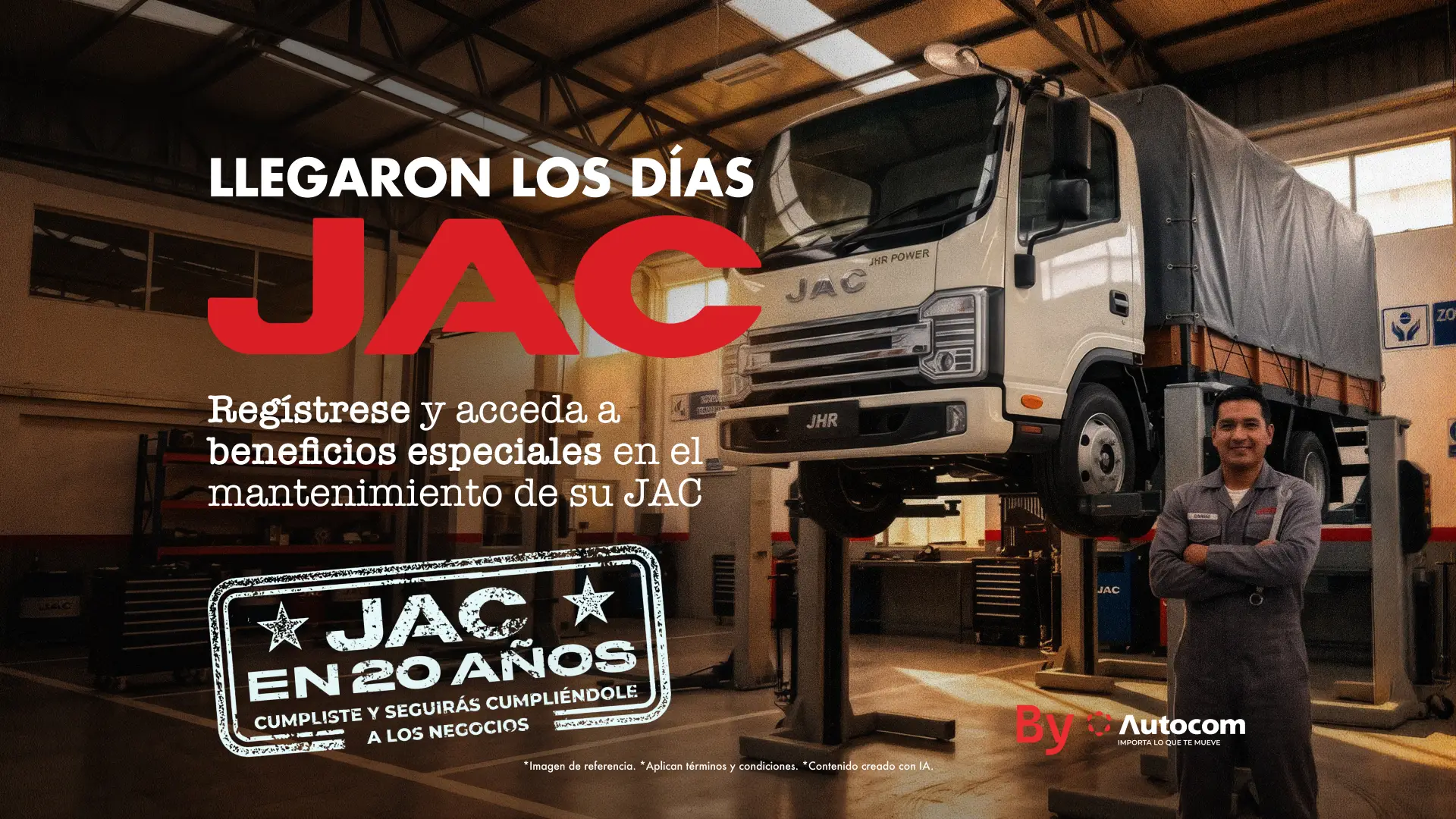 Registrate en los días JAC